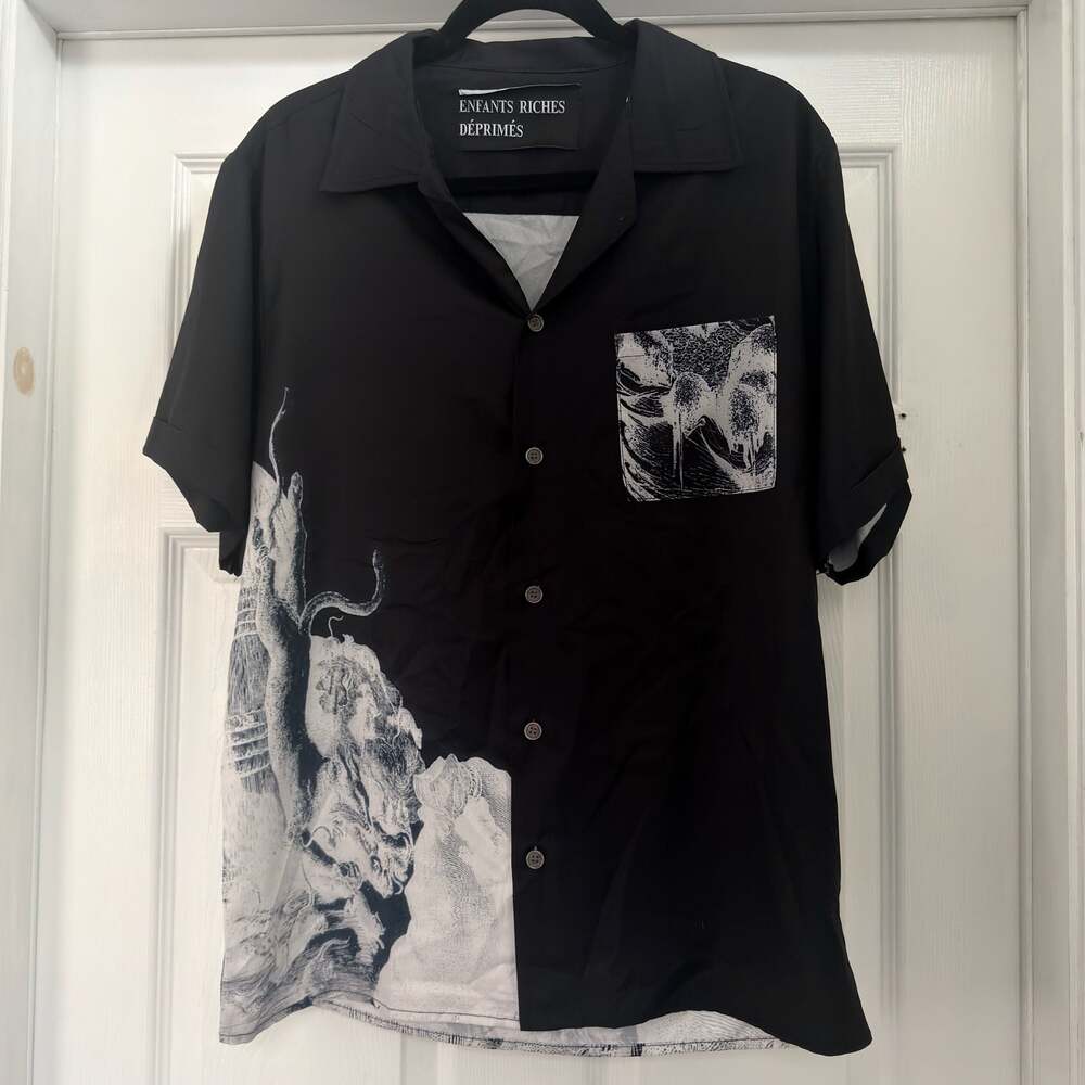 Enfants Riches Déprimés Silk Button Up Shirt